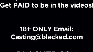 BLACKED - Stefany Kyler puncijában a óriási néger bőrös virsli