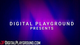 Digital Playgroud - Kira Noir kitetovált krapekkal hancúrozik