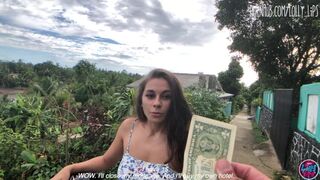 Forró brazil lány egy dollárért kap baszást