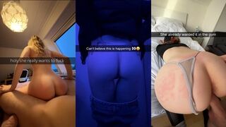 Fiatal csajok mocskos kufircolása snapchat válogatásban