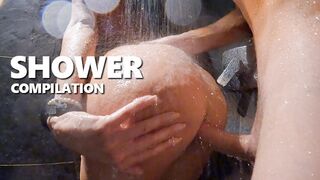 SHOWER COMPILATION Hot, Wet and Covered in Cum - Noratheo